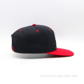Aangepast logo 6 paneel snapback hoeden